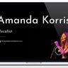 Amanda Korris Website Portfolio Item